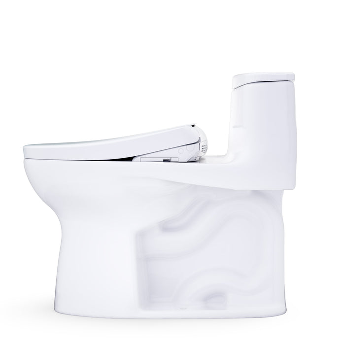 TOTO MW6184736CEFG#01 UltraMax Low Profile WASHLET+ S7A One-Piece Elongated 1.28 GPF Universal Height Toilet