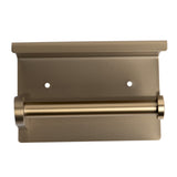 ALFI Brand ABTPP66-BG Brushed Gold PVD Stainless Steel Toilet Paper Holder with Shelf