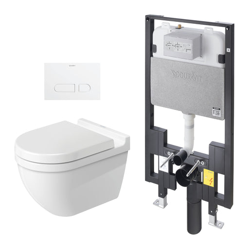 Duravit WD7022003090 Starck 3 Wall Mounted Toilet White