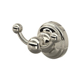 Rohl U.6922PN Perrin and Rowe Edwardian Wall Mount Double Robe Hook