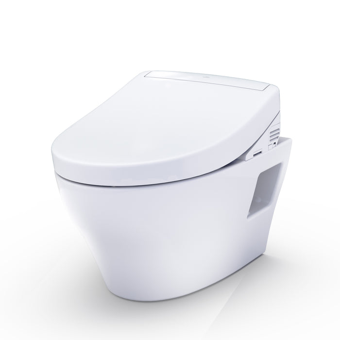 TOTO CWT4283446CMFG#MS Washlet+ EP Wall-Hung Toilet and Washlet S5 Bidet Seat with DuoFit In-Wall Tank
