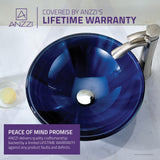 ANZZI LS-AZ051 Meno Series Deco-Glass Vessel Sink in Lustrous Blue