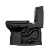 TOTO MS604124CEF#51 UltraMax II One-Piece Elongated Universal Height Toilet with SoftClose Seat, Ebony