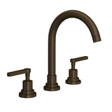 House of Rohl A2208LMTCB-2 Lombardia C-Spout Widespread Bathroom Faucet