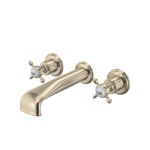 Rohl U.3581X-STN/TO Perrin and Rowe Edwardian Wall Mount 3-Hole Tub Filler