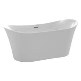 Eft Series 5.58 ft. Freestanding Bathtub in White