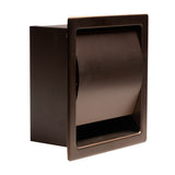 ALFI Brand ABTPP77-BC PVD Brushed Copper Stainless Steel Recessed Toilet Paper Holder with Cover