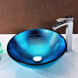 ANZZI LS-AZ045 Enti Series Deco-Glass Vessel Sink in Lustrous Blue