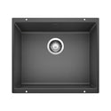 Blanco 513428 Precis SILGRANIT 21" Single Bowl Undermount Kitchen Sink - Anthracite