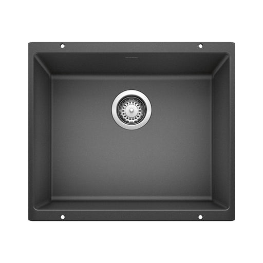 Blanco 513428 Precis SILGRANIT 21" Single Bowl Undermount Kitchen Sink - Anthracite