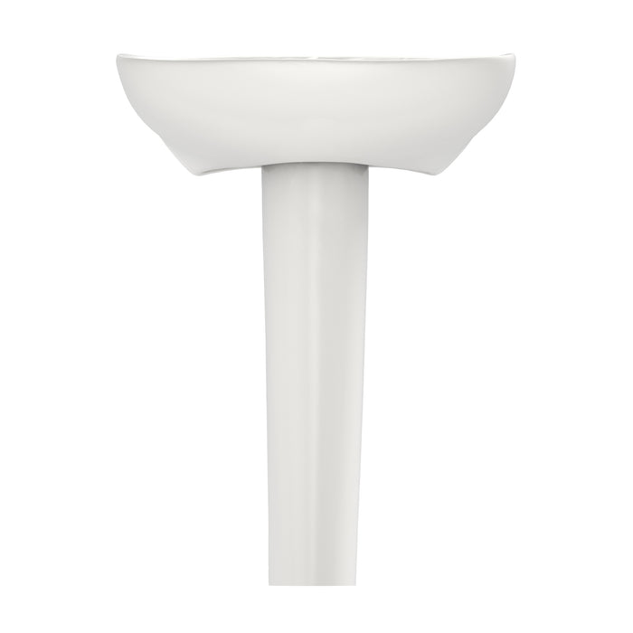 TOTO LPT242.8G#11 Prominence Oval Basin Pedestal Bathroom Sink for 8 inch Center Faucets, Colonial White