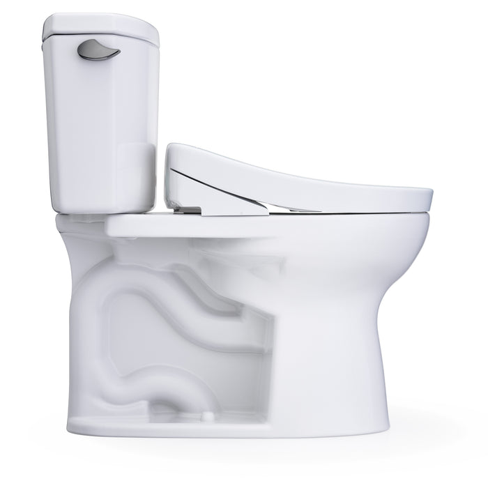 TOTO MW4543446CEFG#01 Drake II Elongated Universal Height Toilet with Washlet+ S5 Bidet Seat