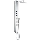 Lann 53 in. 3-Jetted Full Body Shower Panel with Heavy Rain Showerhead and Spray Wand in Chrome