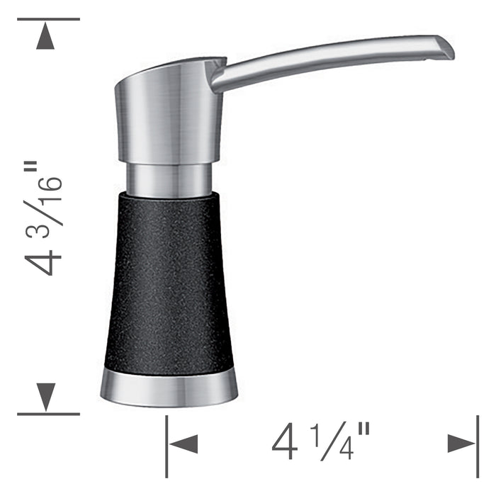 Blanco 442049 Artona Soap Dispenser - PVD Steel/Anthracite