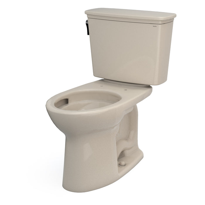 TOTO CST786CEG#03 Drake Transitional Two-Piece Elongated 1.28 GPF Toilet with CeFiONtect, Bone