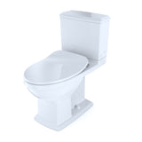 TOTO MS494234CEMFG#01 Connelly Two-Piece Dual Flush Toilet, WASHLET+ Ready, Cotton White