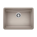 Blanco 442540 Precis SILGRANIT 25" ADA Single Bowl Undermount Kitchen Sink - Truffle