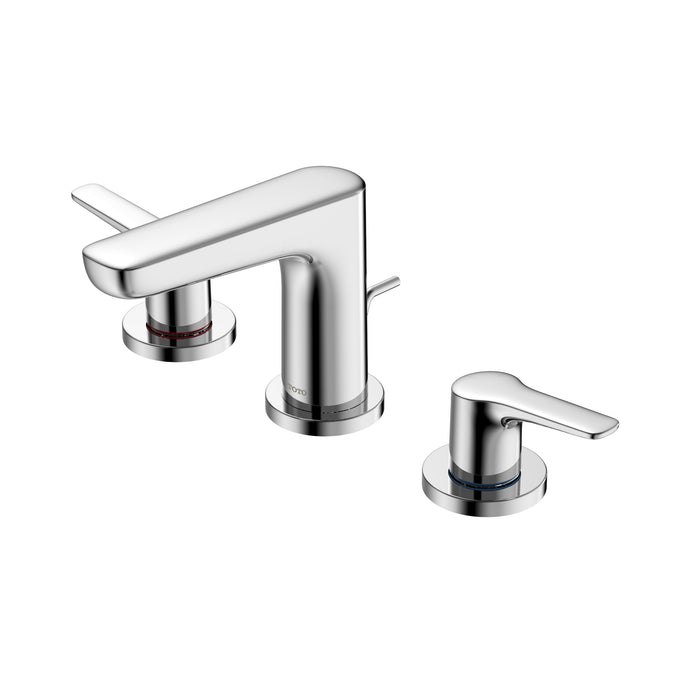 TOTO TLG03201U#CP GS Series Two Handle Widespread Bathroom Sink Faucet with Drain Assembly, Polished Chrome