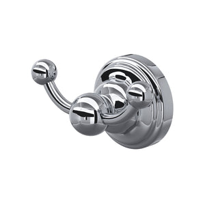 Rohl U.6922APC Perrin and Rowe Edwardian Wall Mount Double Robe Hook