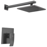 Viace Series 1-Spray 12.55 in. Fixed Showerhead in Oil Rubbed Bronze