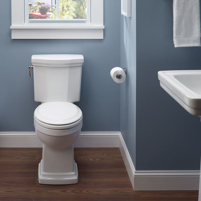 TOTO CST404CUFG#11 Promenade II 1G Two-Piece Elongated 1.0 GPF Universal Height Toilet, Colonial White