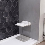 SteamSpa SSP-SS-C Class 13.78" Wall Mounted Folding Shower Seat