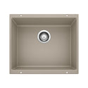 Blanco 517677 Precis SILGRANIT 21" Single Bowl Undermount Kitchen Sink - Truffle