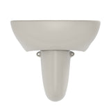 TOTO LHT241G#12 Supreme Oval Wall-Mount Bathroom Sink with Shroud for Single Hole Faucets, Sedona Beige