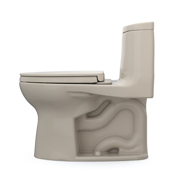 TOTO MS604124CEFG#03 UltraMax II One-Piece Elongated Universal Height Toilet with SoftClose Seat, Bone