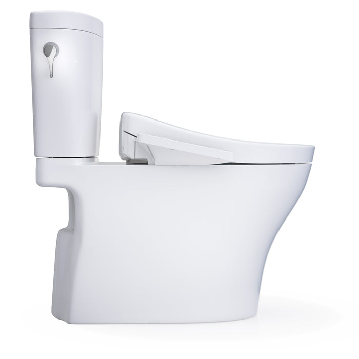 TOTO MW4483346CEMFGN#01 Washlet+ Aquia IV Arc Elongated Dual Flush Universal Height Toilet with S2 Bidet Seat