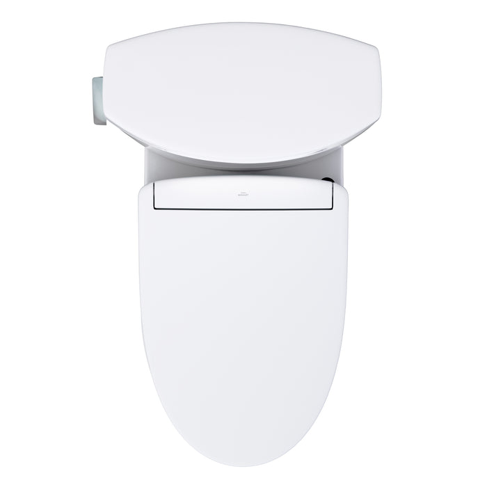 TOTO MW4743446CUFG#01 Vespin II 1G Elongated 1.0 GPF Universal Height Toilet with Washlet+ S5 Bidet Seat