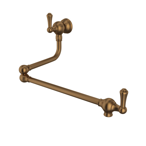 Rohl U.4799LS-EB-2 Perrin and Rowe Wall Mount Swing Arm Pot Filler