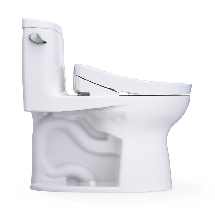 TOTO MW6043446CEFG#01 UltraMax II One-Piece Elongated Universal Height Toilet with Washlet+ S5 Bidet Seat