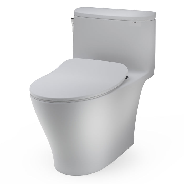 TOTO MS642234CEFG#MGR Nexus One-Piece Elongated Toilet with a Slim SoftClose Seat, Matte Grey