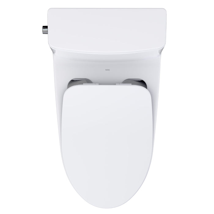 TOTO MS672234CEFG#01 Redington One-Piece Elongated 1.28 GPF Universal Height Toilet with Slim Seat