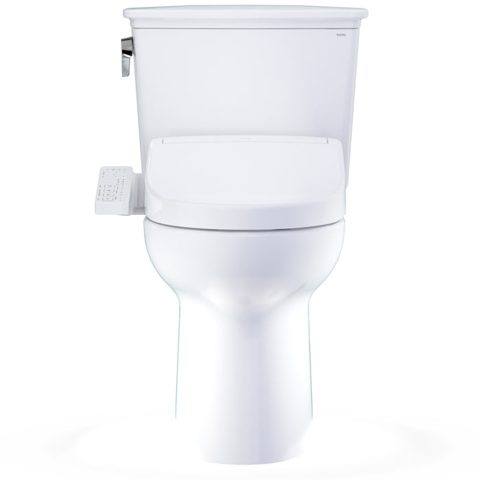 TOTO MW7863346CEFG.10#01 Drake Transitional Washlet+ Elongated Universal Height Toilet with S2 Bidet Seat