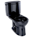 TOTO Drake II Two-Piece Round 1.28 GPF Universal Height Toilet, Ebony - CST453CEF#51