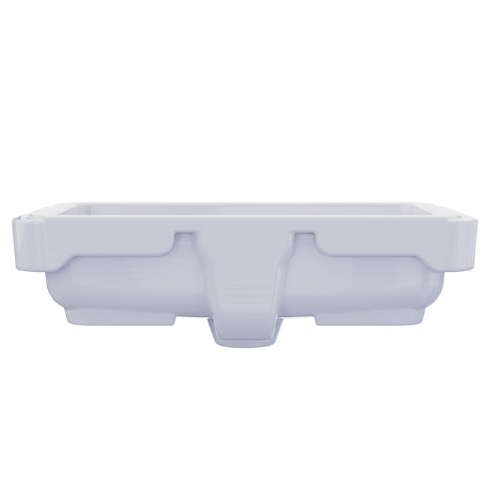 TOTO LT1555G#01 20" Rectangular Undermount Bathroom Sink with CEFIONTECT, Cotton White