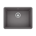 Blanco 522412 Precis SILGRANIT 24" Single Bowl Undermount Kitchen Sink - Cinder