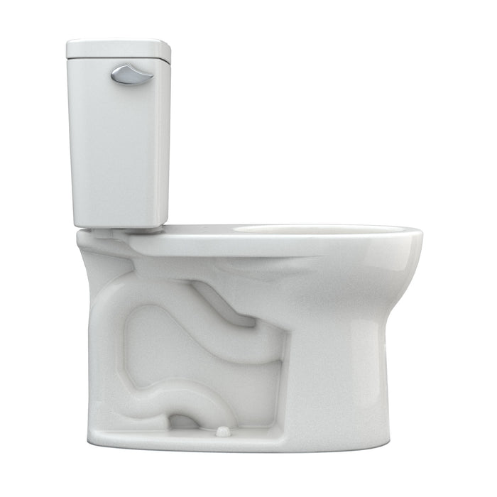 TOTO CST775CSFG#11 Drake Two-Piece Round 1.6 GPF Universal Height Toilet, Colonial White