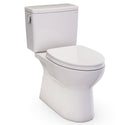 TOTO Glaston Two-Piece Elongated 1.28 GPF WASHLET+ and Auto Flush Ready Universal Height Toilet with CEFIONTECT and SS124 SoftClose Seat, Sedona Beige - MS472124CEFG#12