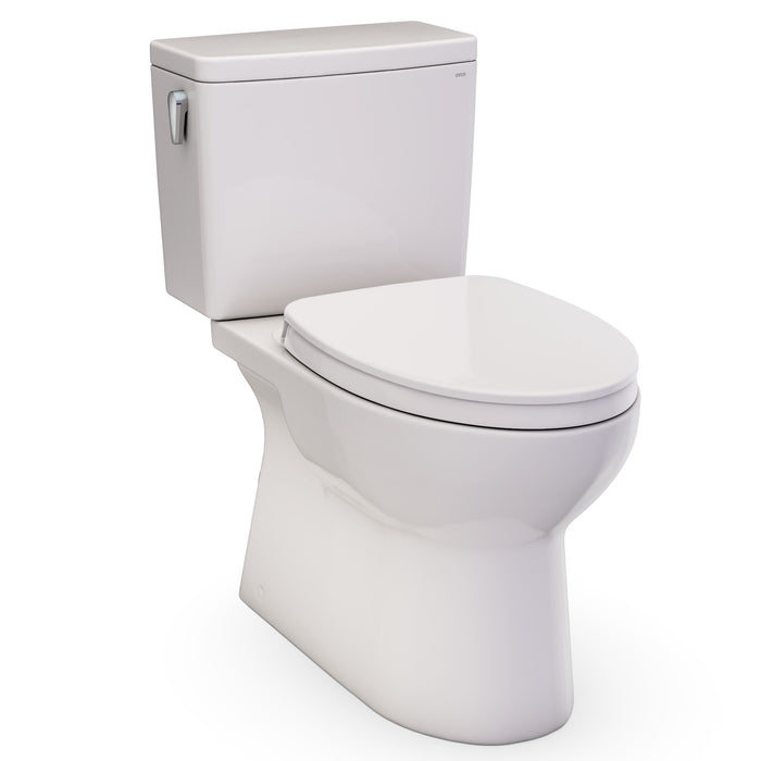 TOTO Glaston Two-Piece Elongated 1.28 GPF WASHLET+ and Auto Flush Ready Universal Height Toilet with CEFIONTECT and SS124 SoftClose Seat, Sedona Beige - MS472124CEFG#12
