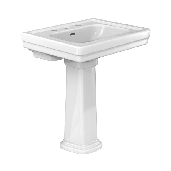 TOTO LPT530.8N#01 Promenade Pedestal Bathroom Sink