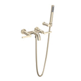 House of Rohl A2202LMSTN Lombardia Wall Mount Exposed Tub Set with Handshower