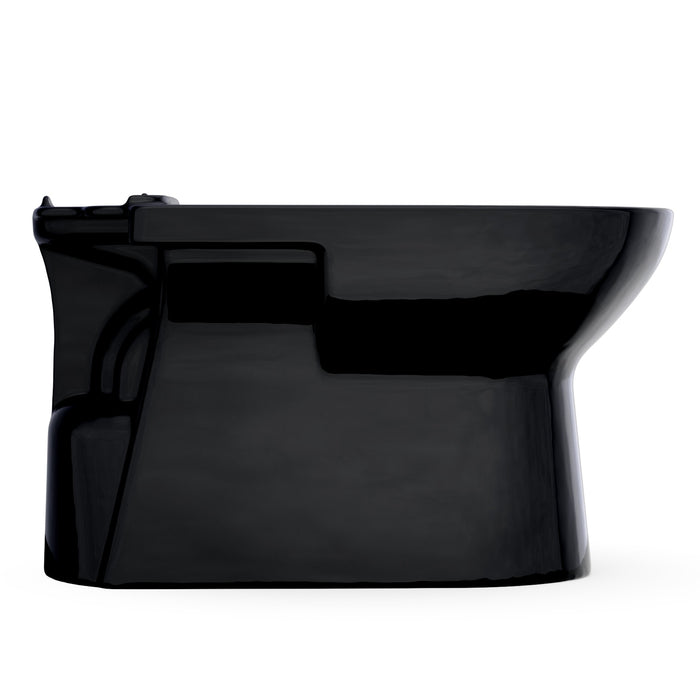 TOTO CT472CUFT40#51 Glaston WASHLET+ Elongated Skirted Toilet Bowl, Ebony (Black)