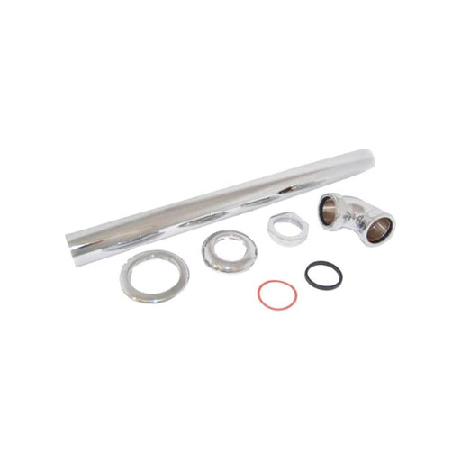 The TOTO TH559EDV175 is a replacement floor mount outlet tube for TOTO EcoPower flush valve systems, directing water flow from the flush valve to the fixture spud.