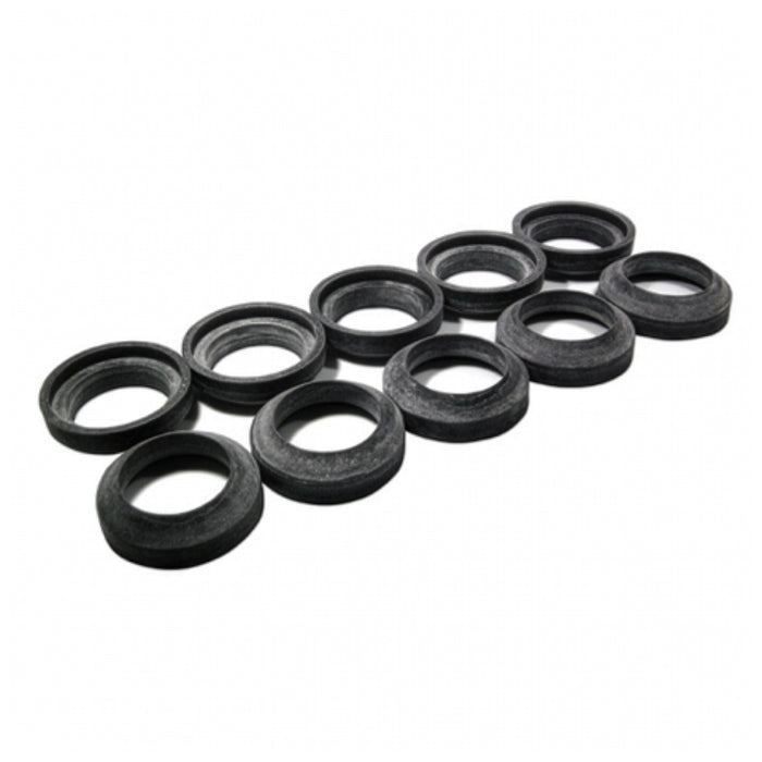 Tank-to-bowl gasket set (10 pack) for G-Max, E-Max, and Double Cyclone toilets.