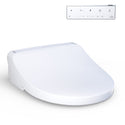 TOTO WASHLET KS5 electronic bidet toilet seat with instantaneous water heating, self-cleaning wand and heated seat in Cotton White color.