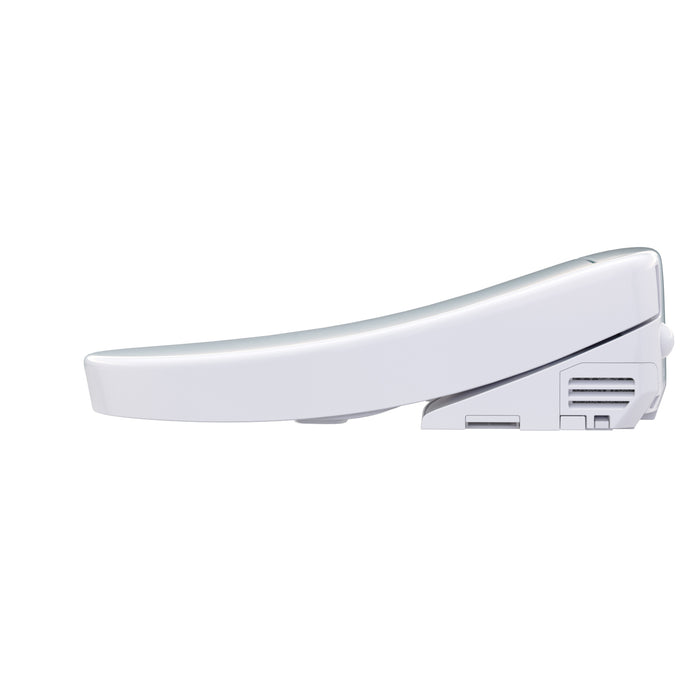 TOTO SW3445#01 Washlet S5 Electronic Bidet Toilet Seat with Water Heating, Round, Cotton White