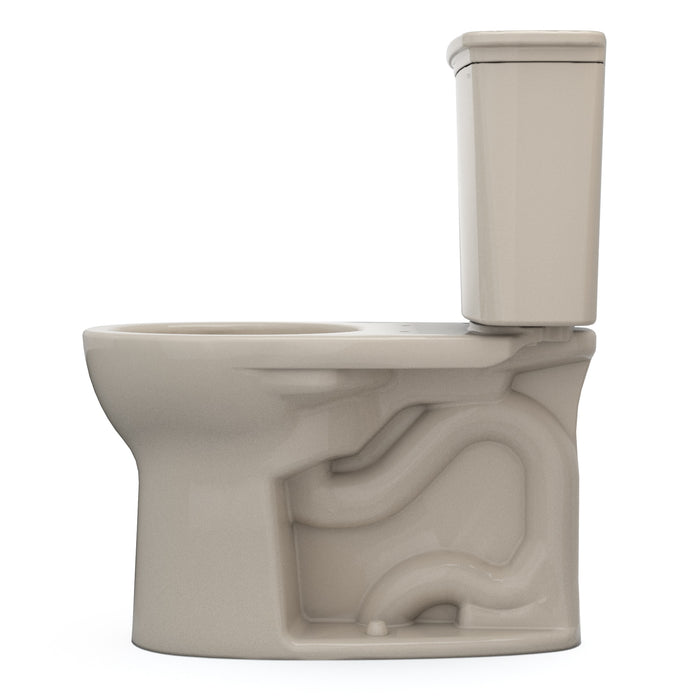TOTO CST785CEFG#03 Drake Transitional Two-Piece Round 1.28 GPF Universal Height Toilet, Bone